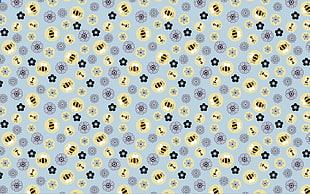 white and floral textile